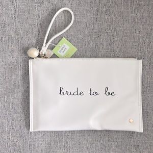 Deux Lux Bride to be bachelorette Wristlet NWT